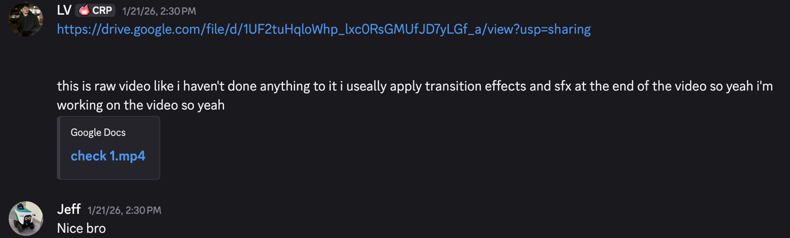Review from Jeff